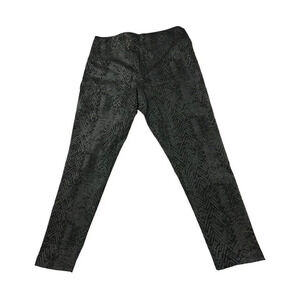 Alexander Jordan black leggings aztec pattern tummy control Women’s Size Large